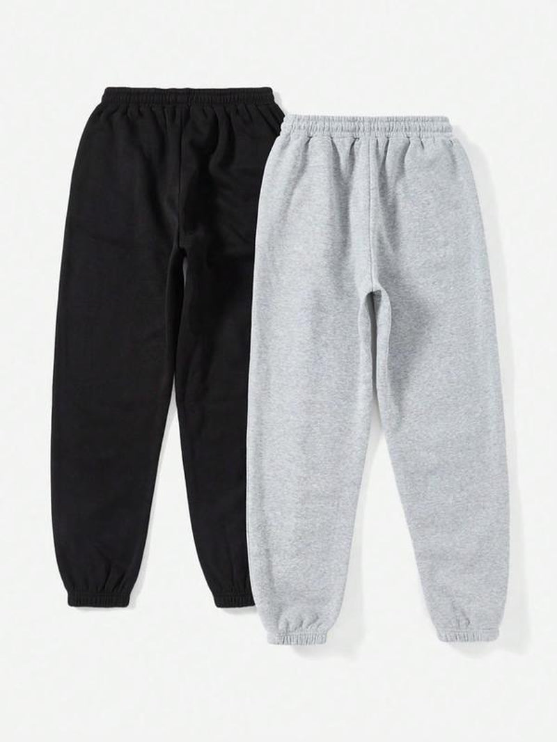 Women'S Classic Plain Drawstring Waist Sweatpants with Pockets