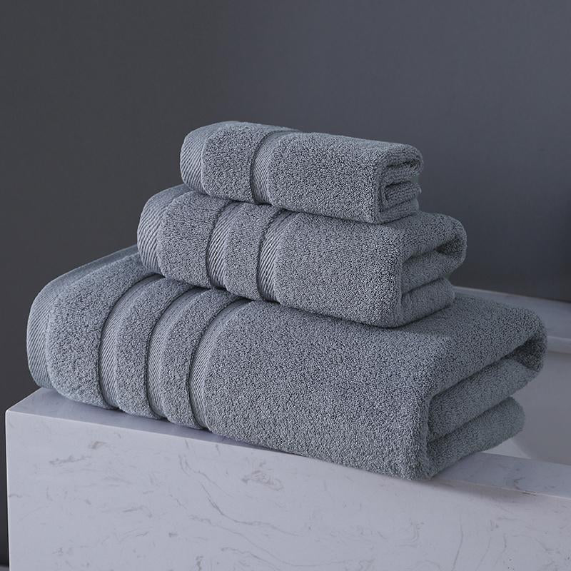 Luxury Towel Set - Bath Towels, Hand Towels, Washcloths, 100% Cotton, Soft & Absorbent Bathroom Towels