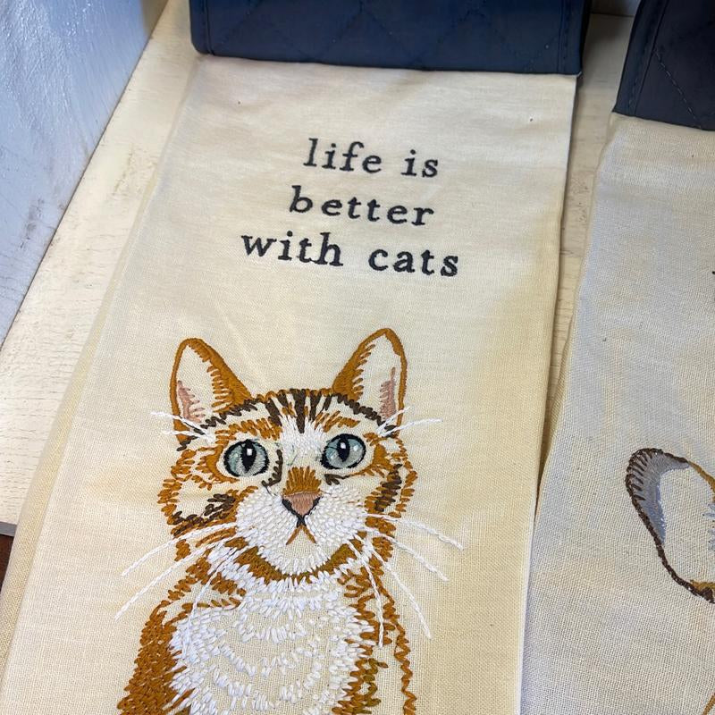 Embroidered Kitchen Towels