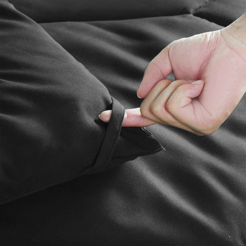 8PCS Modern Comforter Set with Sheets All Season Bed in a Bag