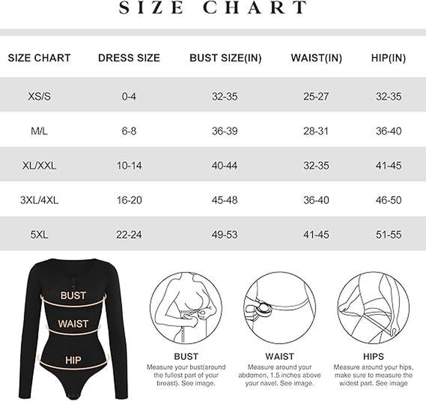 Popilush Seamless Modal Shapewear Bodysuits