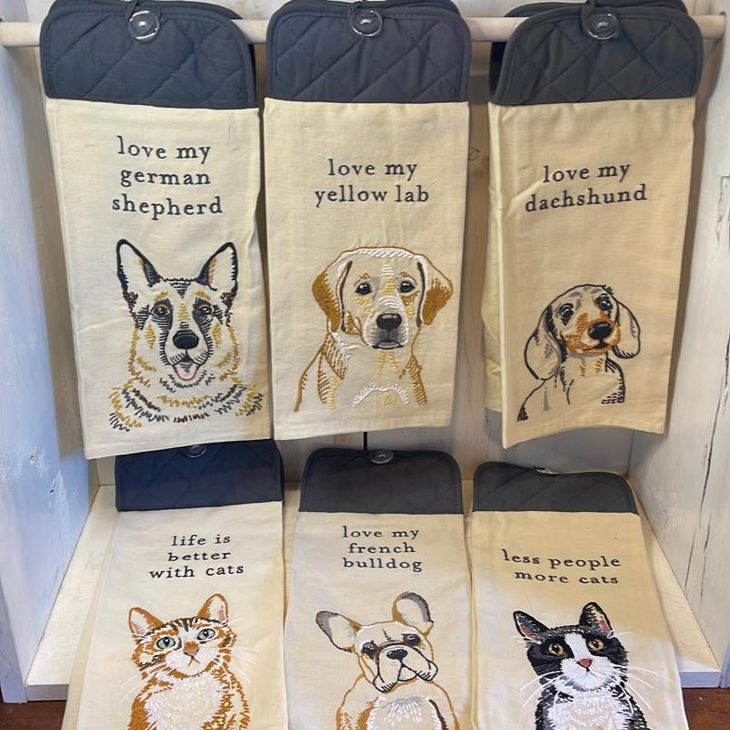 Embroidered Kitchen Towels