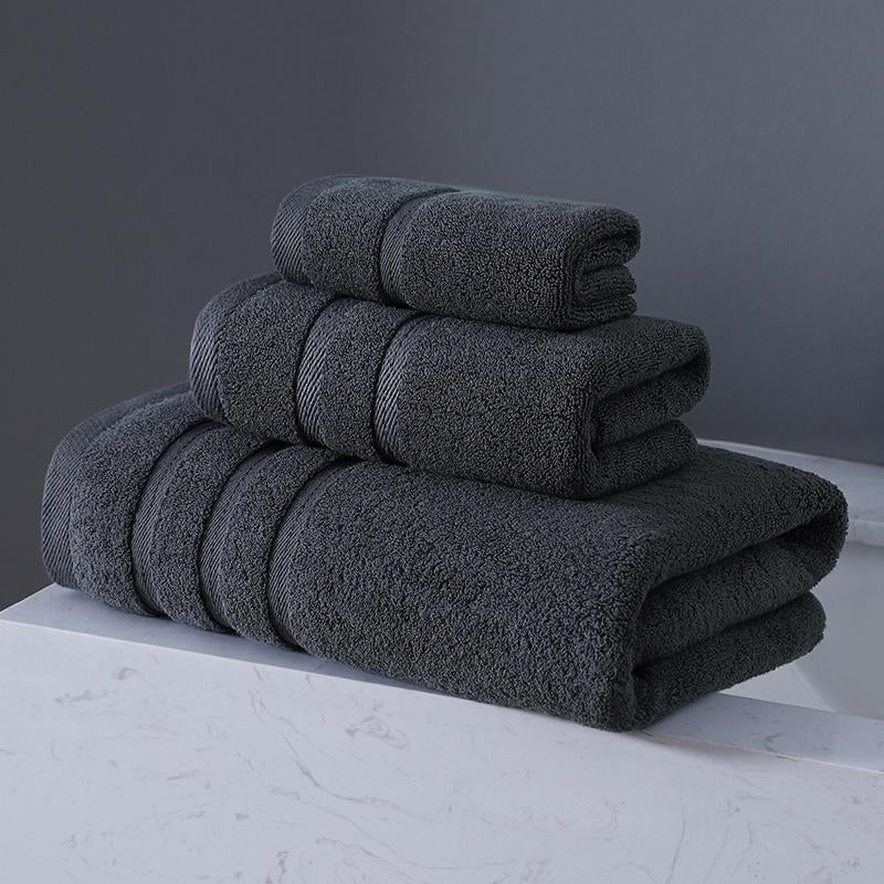 Luxury Towel Set - Bath Towels, Hand Towels, Washcloths, 100% Cotton, Soft & Absorbent Bathroom Towels