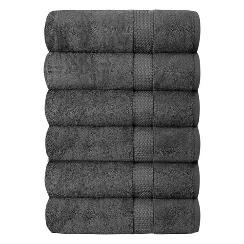 100% Cotton Bath Towels Set of 6-24X48 Inch Ultra Soft Large Bath Towel - Set Pack of 6 